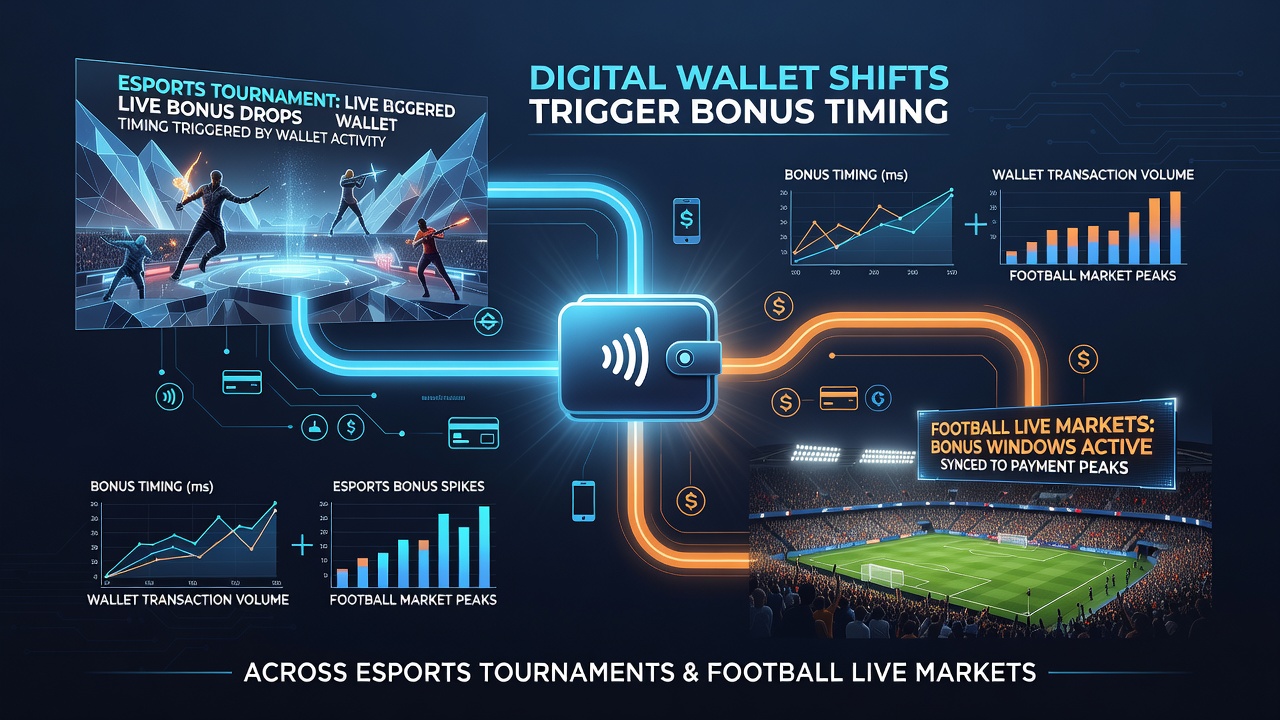 Wallet-Verschiebungen steuern Bonus-Auslöser in Esports-Turnieren und Fußball-Live-Märkten