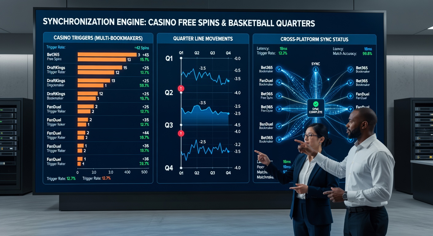 Darstellung von Echtzeit-Datenflüssen zwischen Buchmachern und Casino-Plattformen